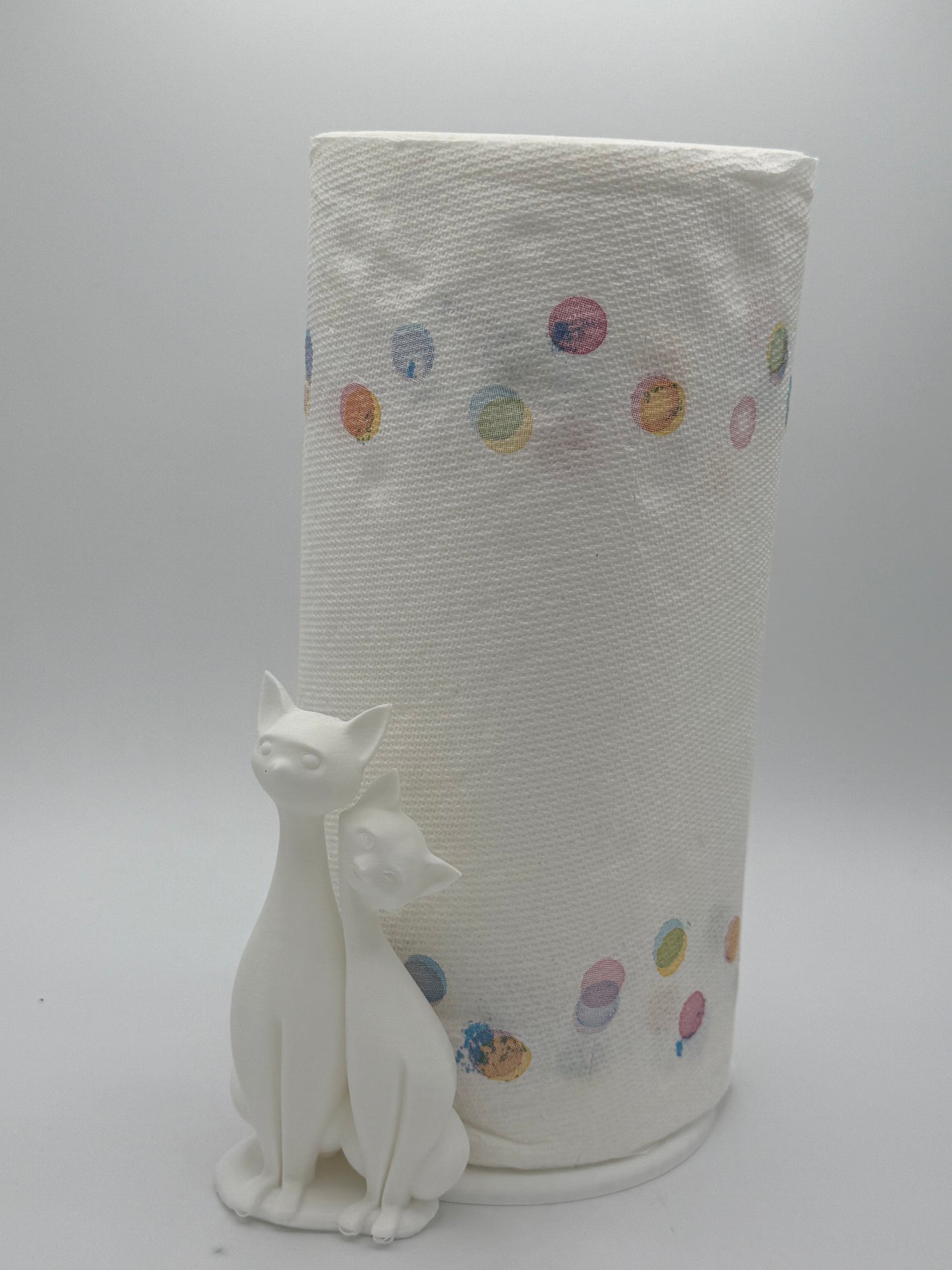 Whisker Buddies 3D Printed Paper Towel Holder