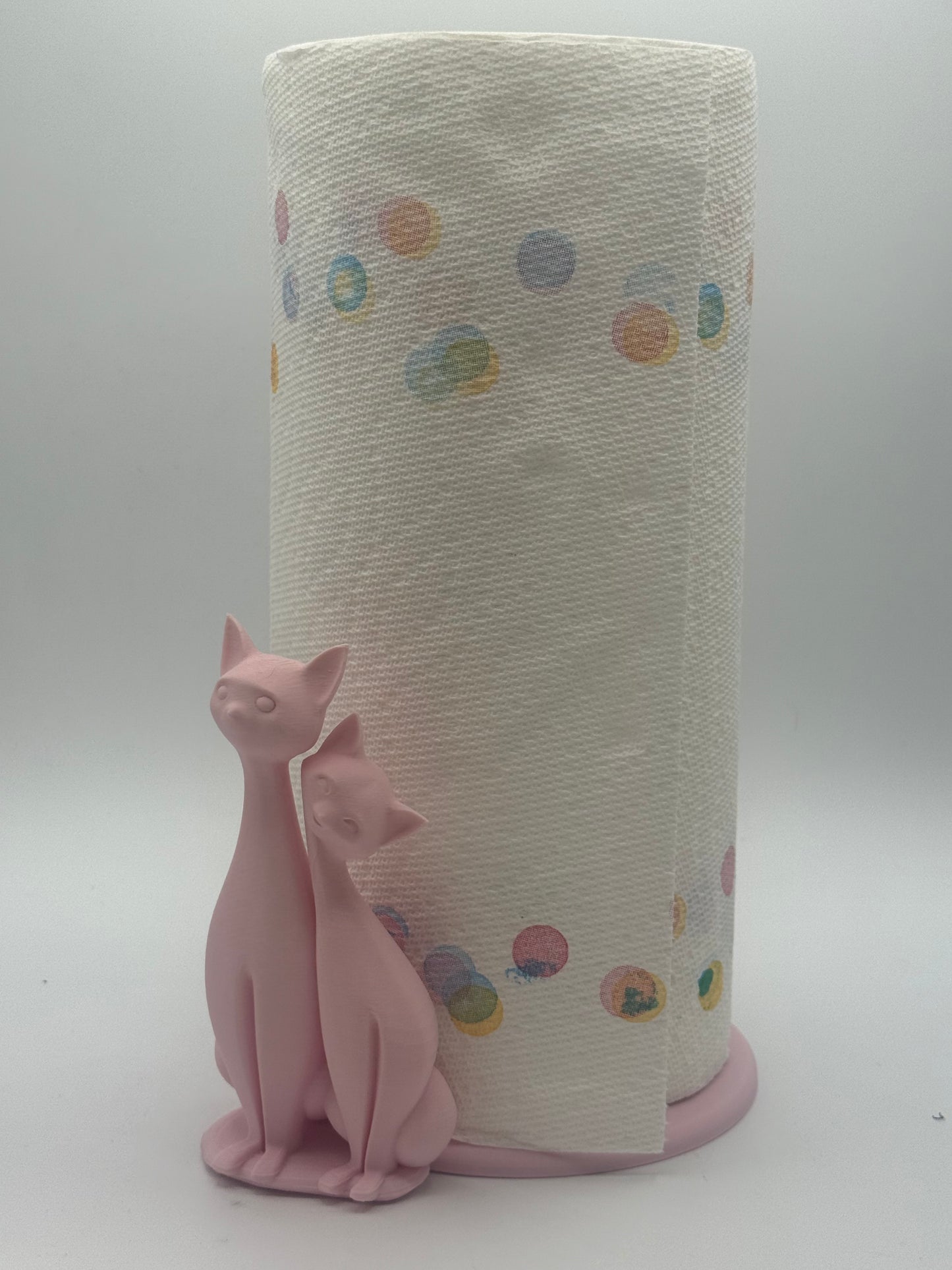 Whisker Buddies 3D Printed Paper Towel Holder