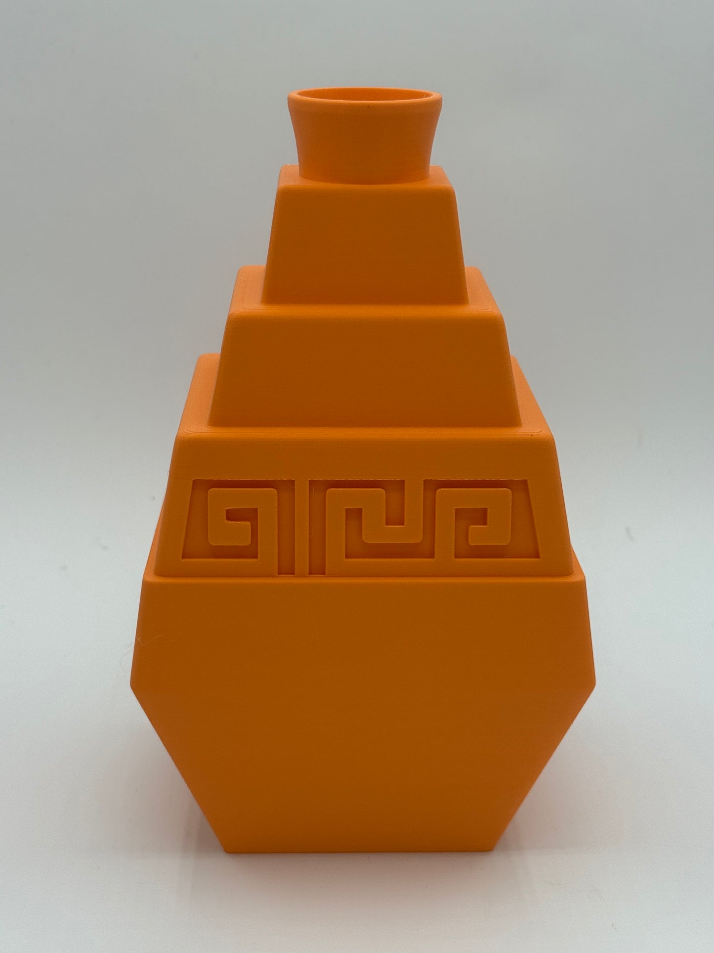 Temple Tier Vase – Mesoamerican-Inspired 3D Printed Decor
