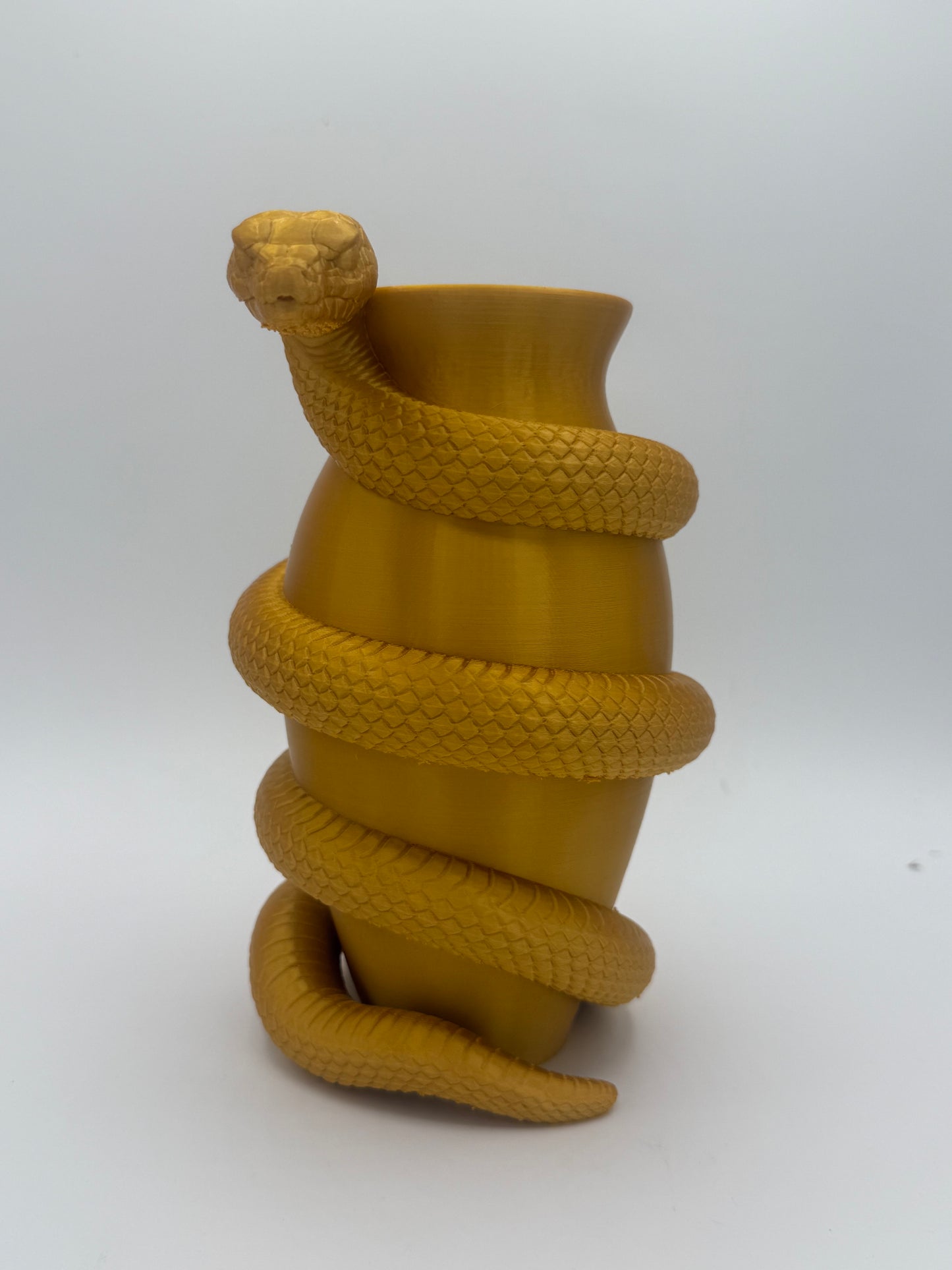 Serpent Spiral 3D Printed Vase