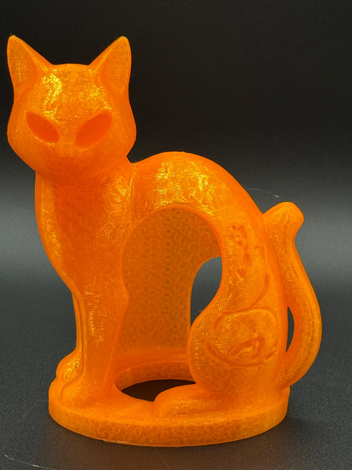 3D Printed Cat Tealight Cover – Unique Decorative LED Tealight Holder (Flameless Only)