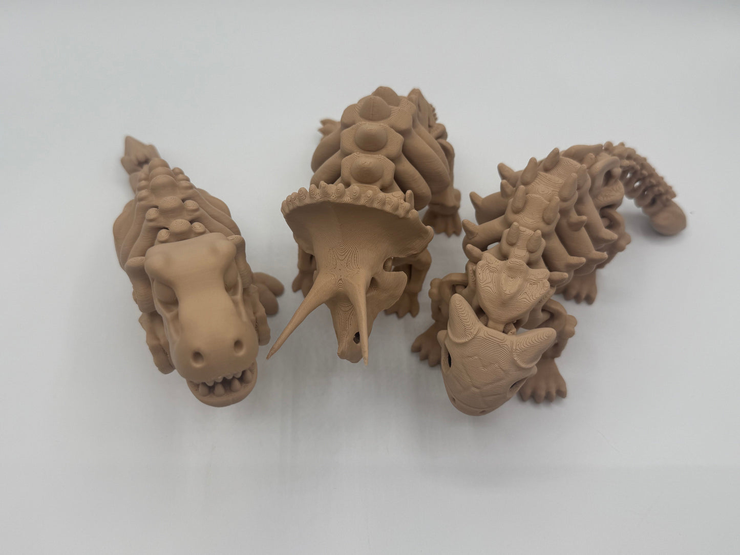 š¦ 3-Pack Flexi Dinosaur Skeletons ā T-Rex, Triceratops & Ankylosaurus š¦