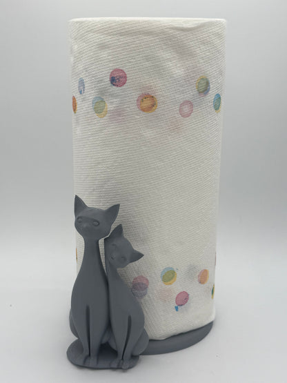Whisker Buddies 3D Printed Paper Towel Holder
