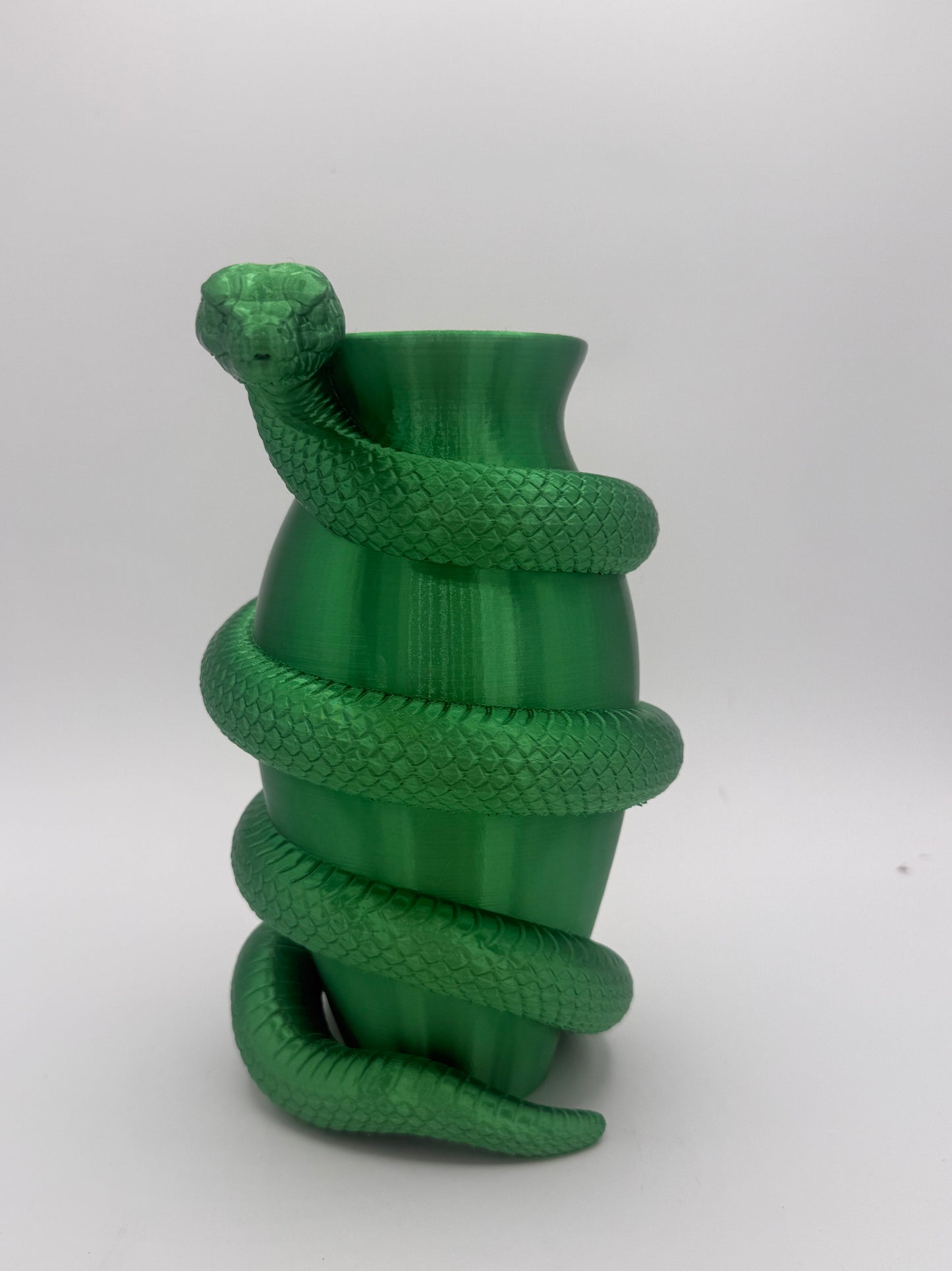 Serpent Spiral 3D Printed Vase