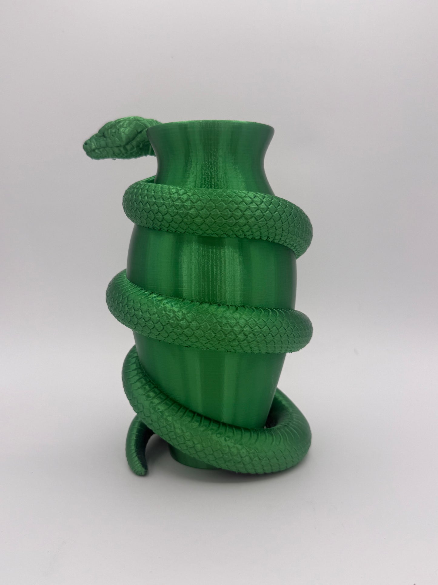 Serpent Spiral 3D Printed Vase