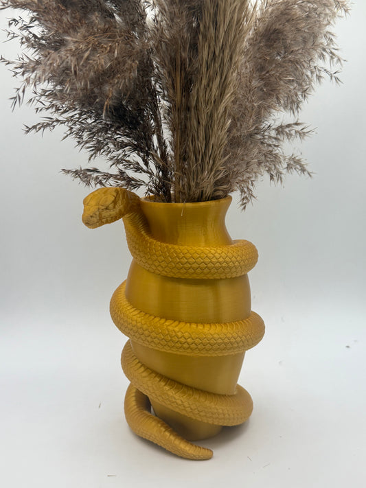 Serpent Spiral 3D Printed Vase