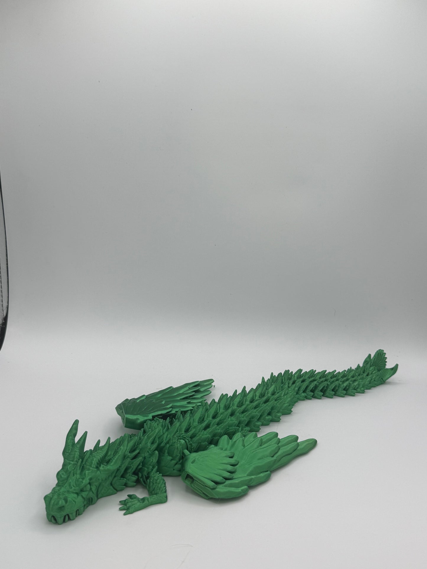 Articulated Flexi Dragon – 3D Printed with Movable Wings & Opening Jaw