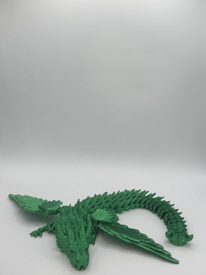 Articulated Flexi Dragon – 3D Printed with Movable Wings & Opening Jaw