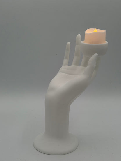 3D Printed Realistic Hand Tealight Holder