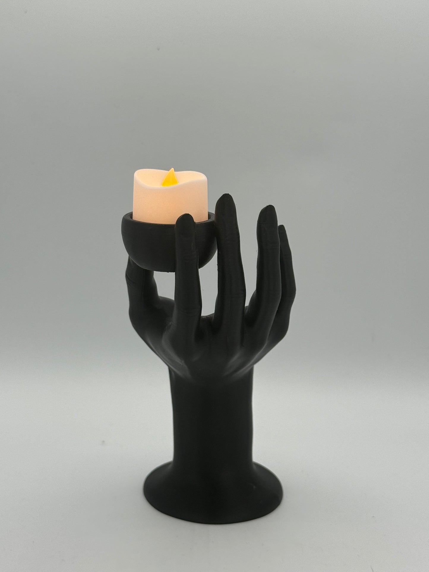 3D Printed Realistic Hand Tealight Holder