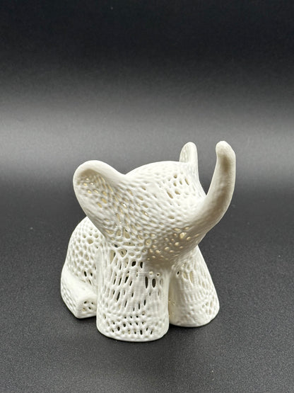 3D Printed Elephant Tealight Cover