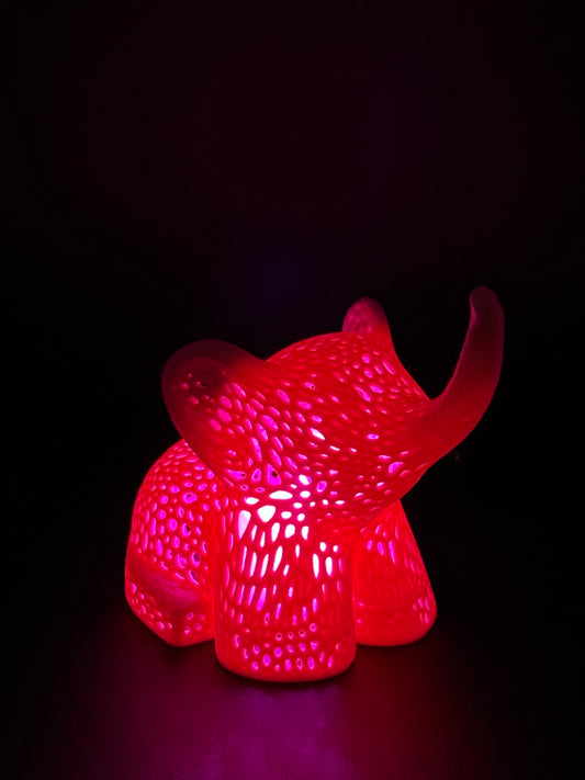 3D Printed Elephant Tealight Cover