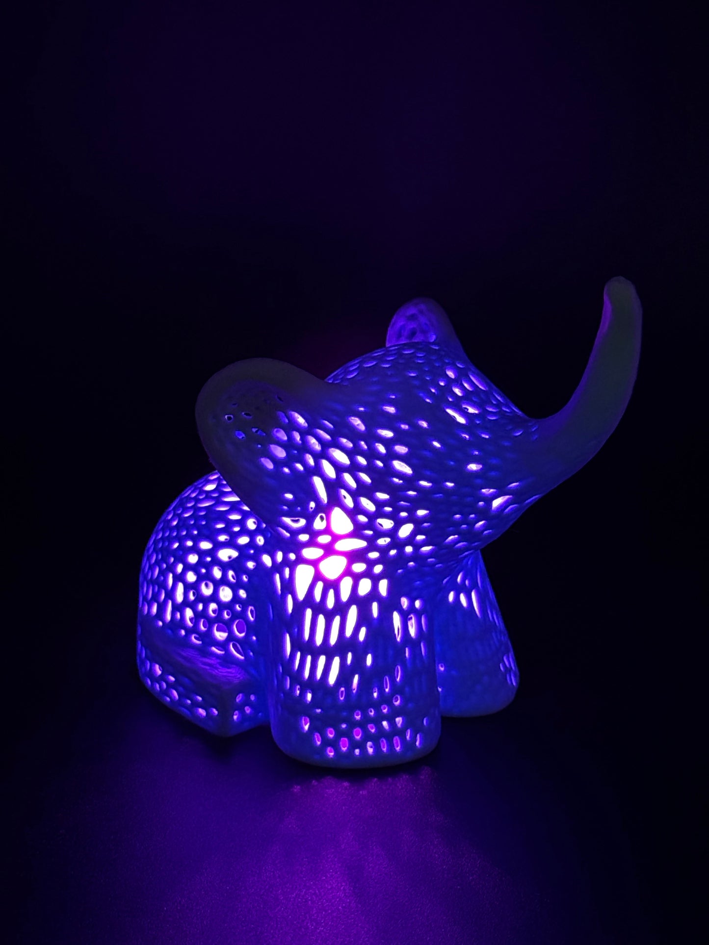3D Printed Elephant Tealight Cover