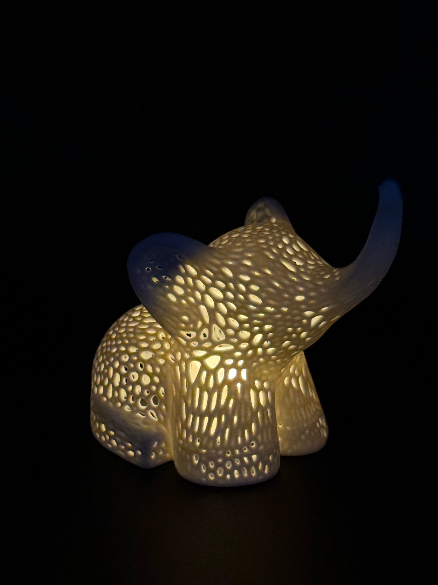 3D Printed Elephant Tealight Cover
