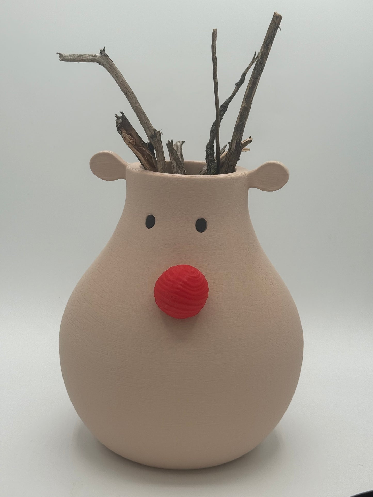 3D Printed Reindeer Vase 🦌🎄