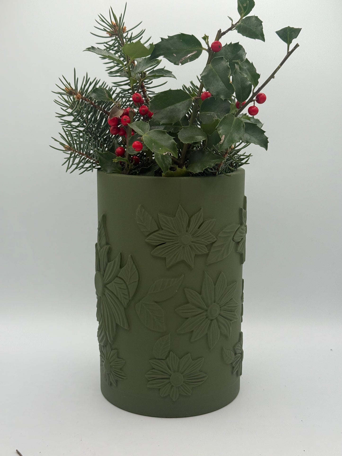 3D Printed Holiday Poinsettia Vase 🌺🎄