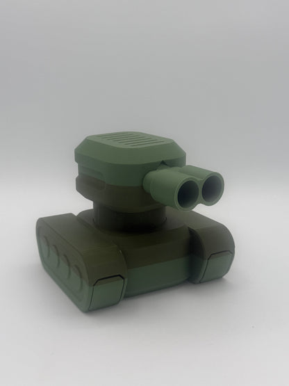 3D printed air pressure toy tank