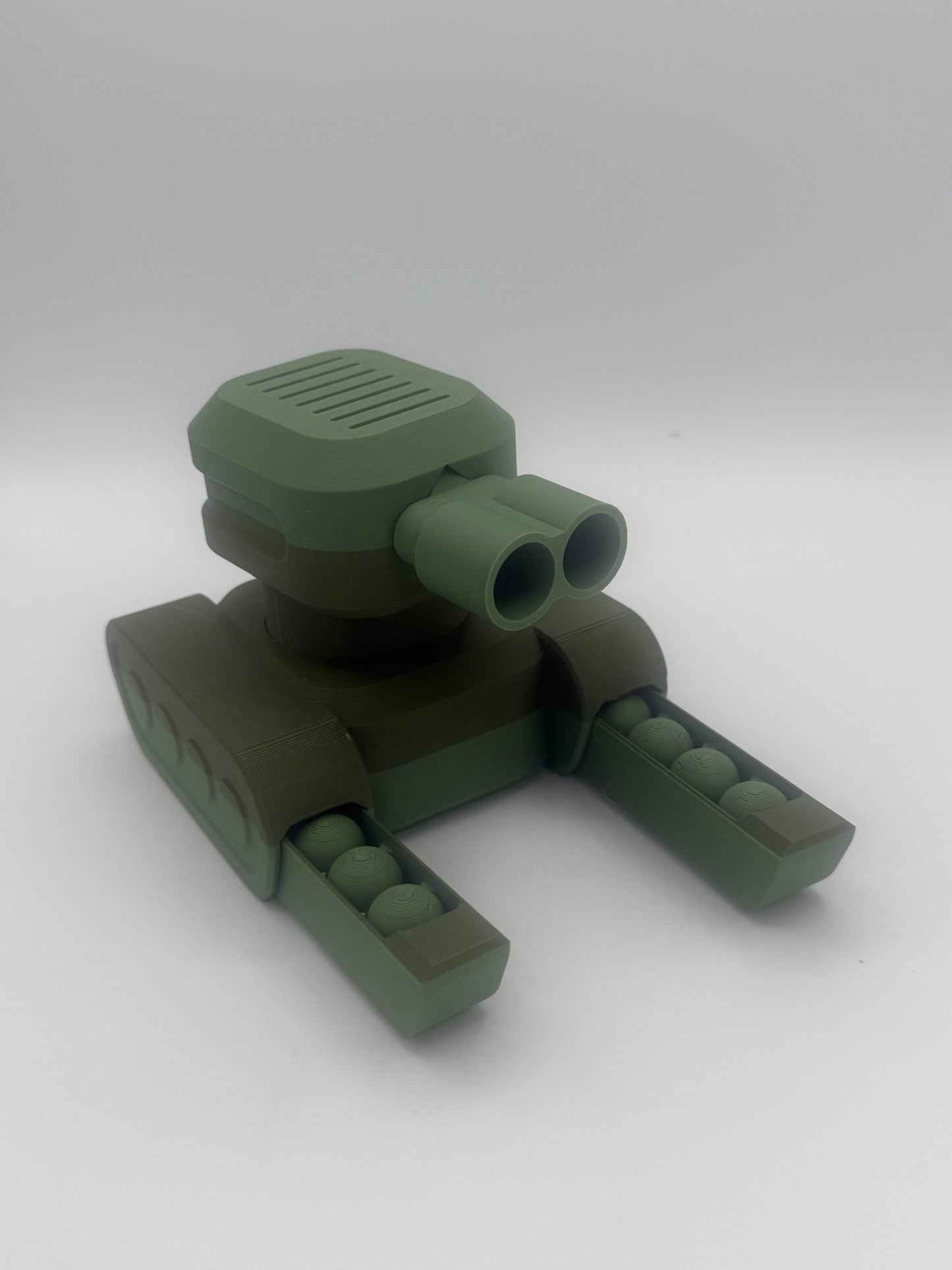 3D printed air pressure toy tank