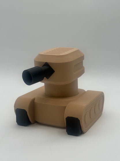 3D printed air pressure toy tank