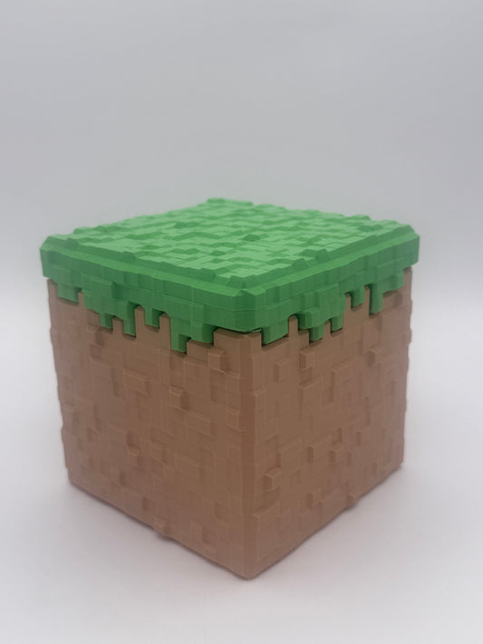 3D Printed Minecraft-Inspired Storage Box ⛏️📦