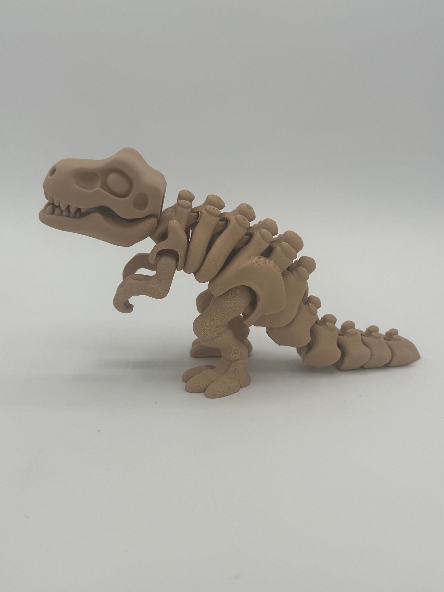 3D Printed Flexi T-Rex Dinosaur Toy – Fully Articulated Collectible