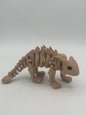 🦴 3D Printed Flexi Ankylosaurus Skeleton – Articulated Dinosaur Collectible 🦕