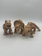 🦖 3-Pack Flexi Dinosaur Skeletons – T-Rex, Triceratops & Ankylosaurus 🦕