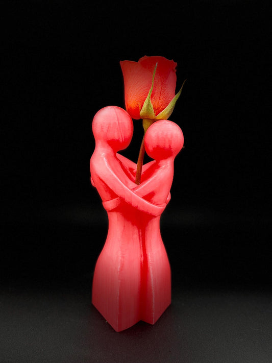 Hugging flower vase, Valentines Day vase, romantic flower vase, roses, couples vase, Great Gift Idea