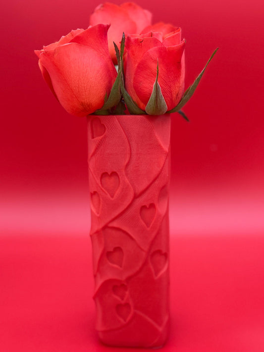 Heart flower vase, Valentines Day vase, love vase, flower vase, Great Gift Idea