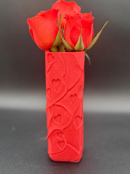 Heart flower vase, Valentines Day vase, love vase, flower vase, Great Gift Idea