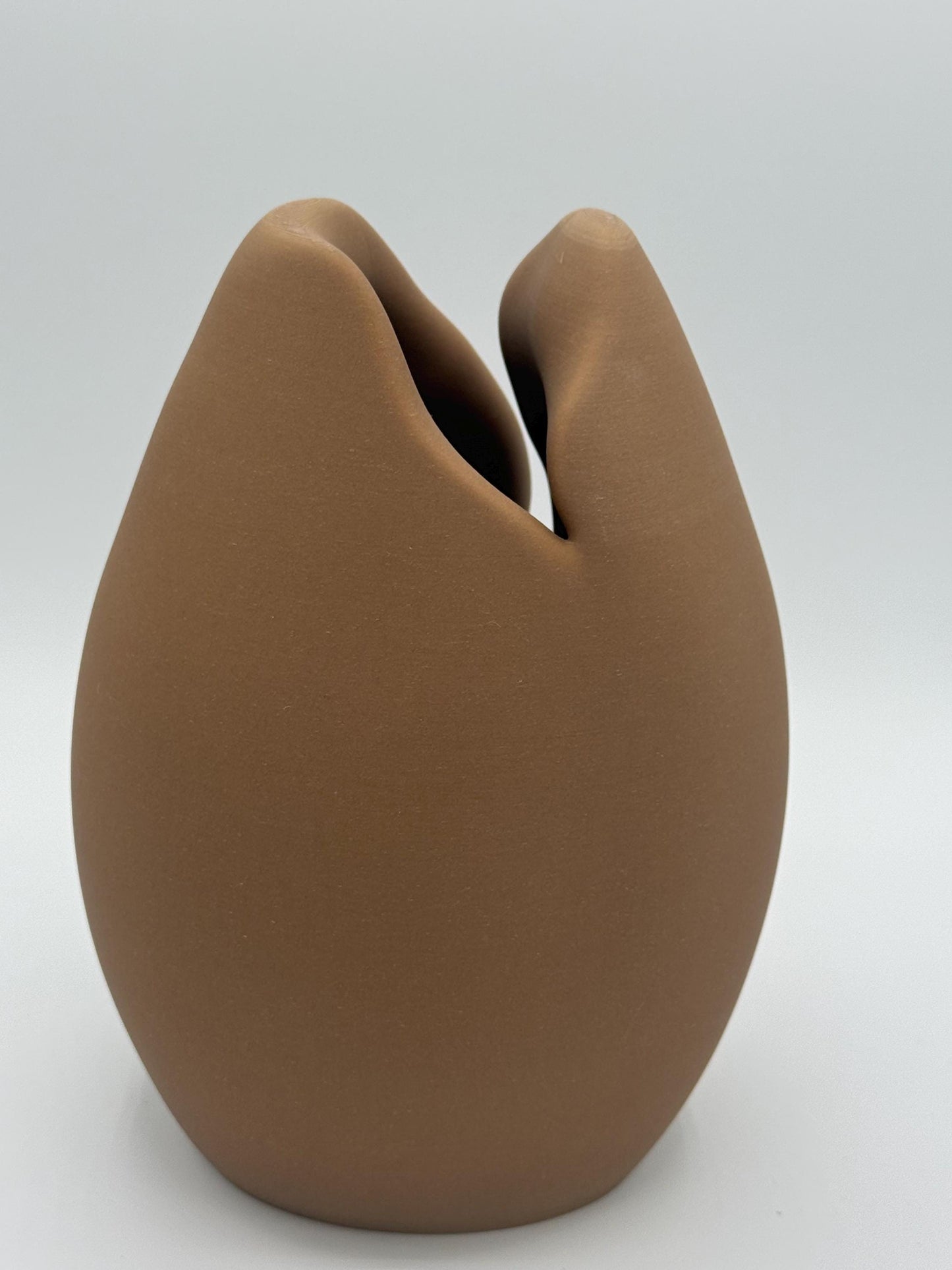Coffee Bean vase, Abstract vase, coffee bean design,