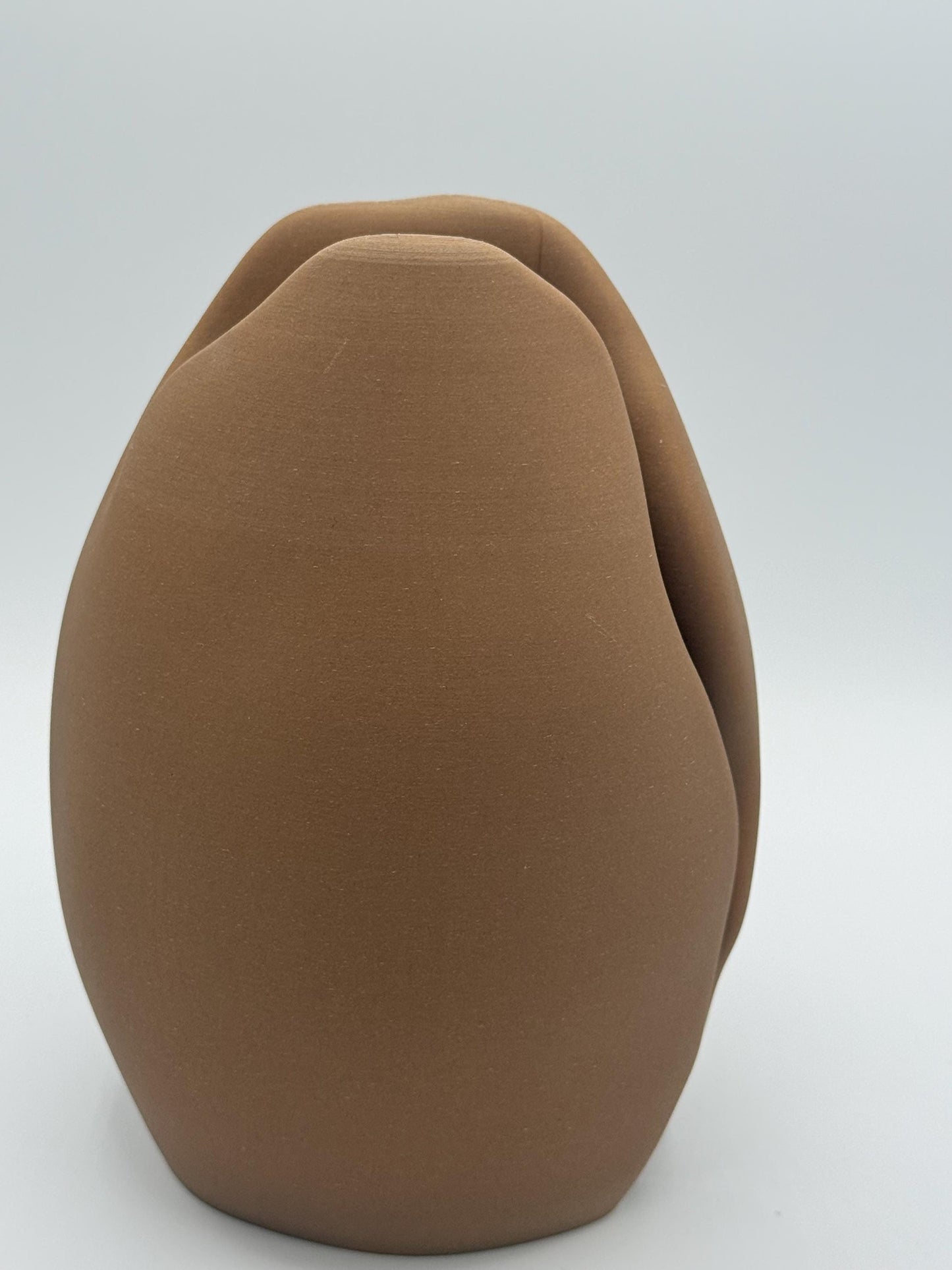 Coffee Bean vase, Abstract vase, coffee bean design,