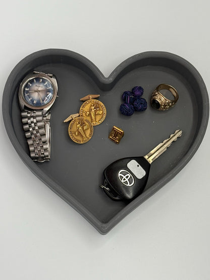 Heart shaped multi use tray, Heart shaped tray, love themed tray, Valentines Day Gift