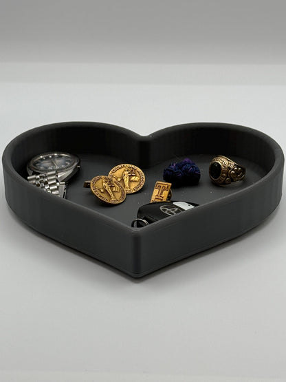 Heart shaped multi use tray, Heart shaped tray, love themed tray, Valentines Day Gift
