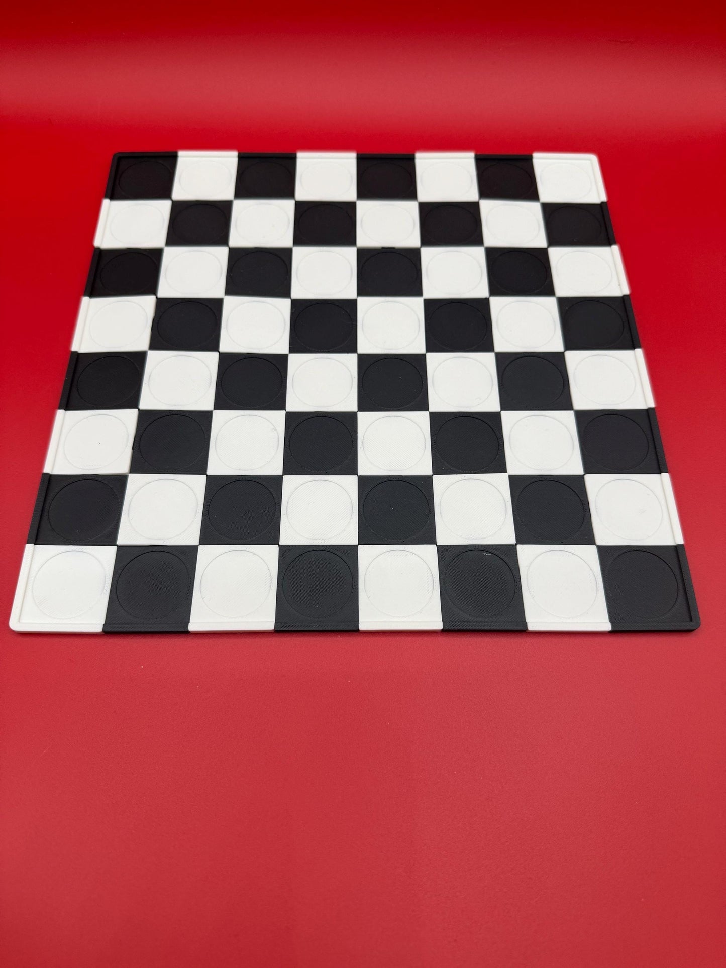 Spiral chess set, with collapsible board and case, 3D printed chess set with spiral pieces