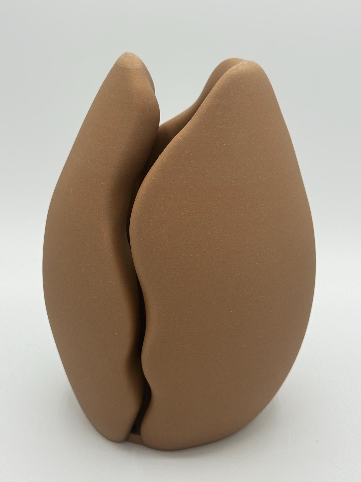Coffee Bean vase, Abstract vase, coffee bean design,