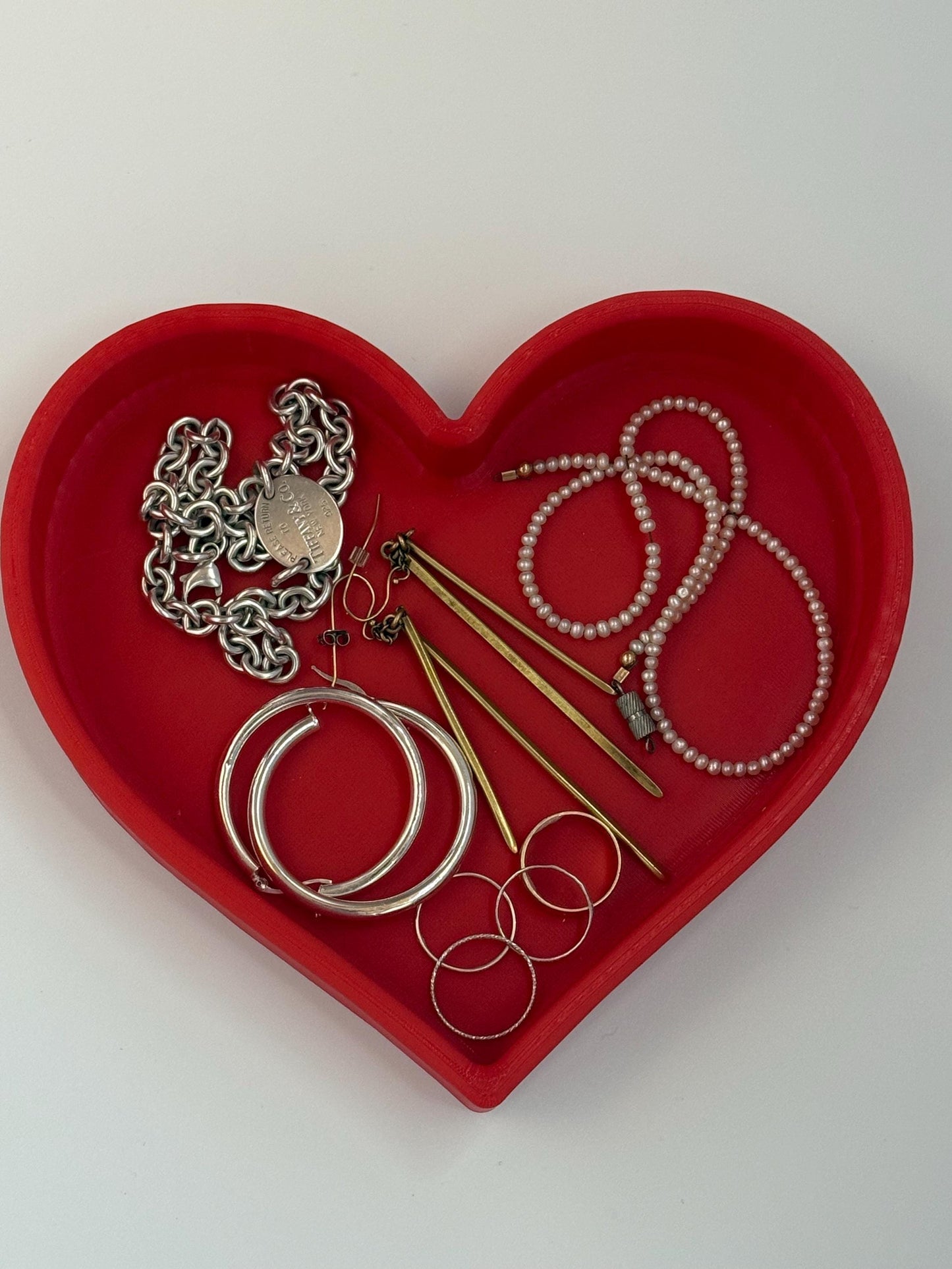 Heart shaped multi use tray, Heart shaped tray, love themed tray, Valentines Day Gift
