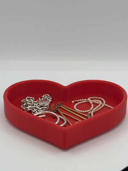Heart shaped multi use tray, Heart shaped tray, love themed tray, Valentines Day Gift