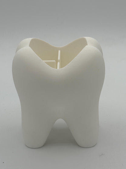 Tooth shaped toothbrush holder, Brush holder tooth shaped