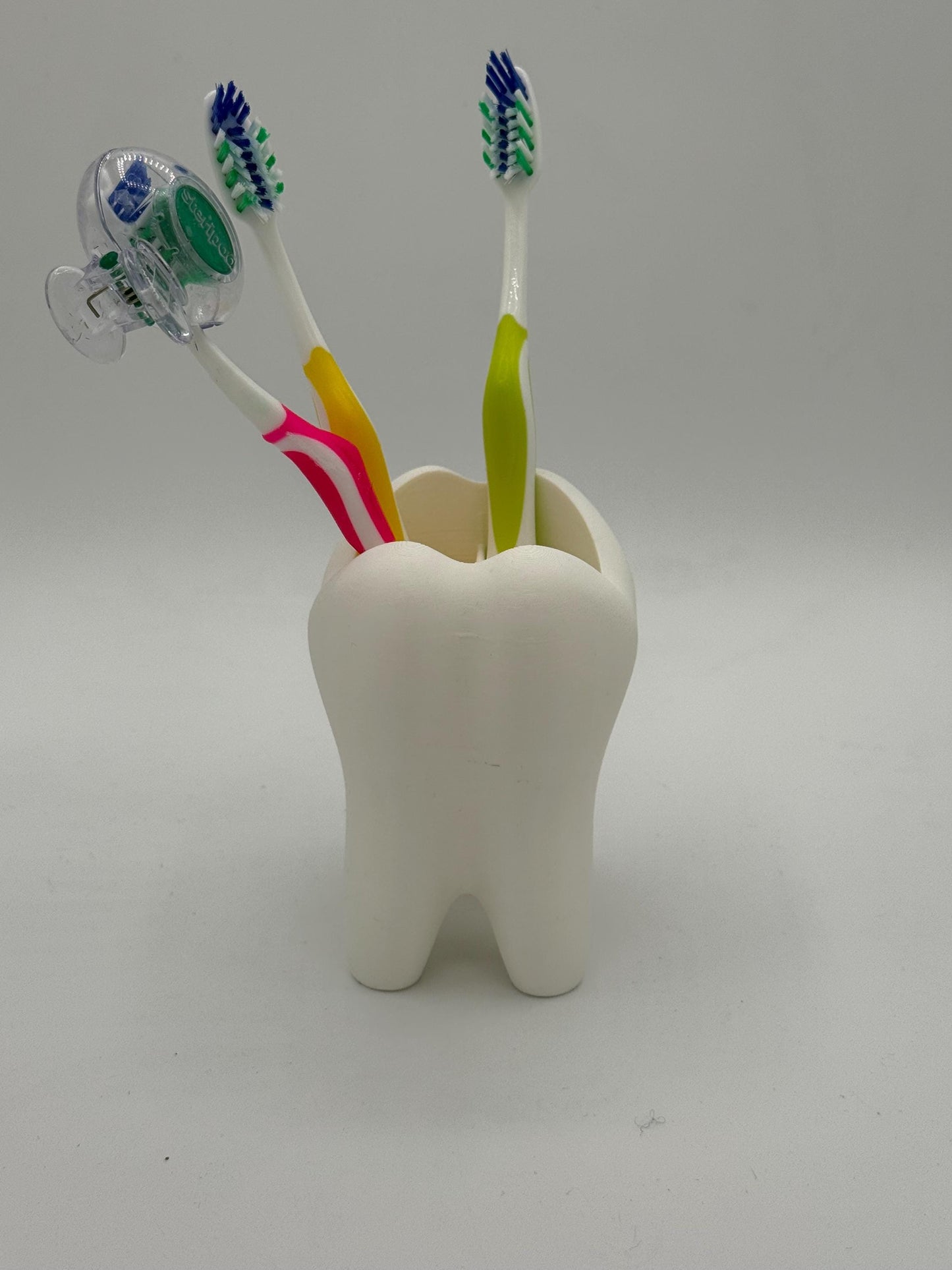 Tooth shaped toothbrush holder, Brush holder tooth shaped