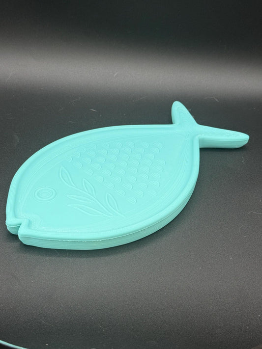 Fish-Shaped Decorative Tray – 3D Printed Coastal Charm