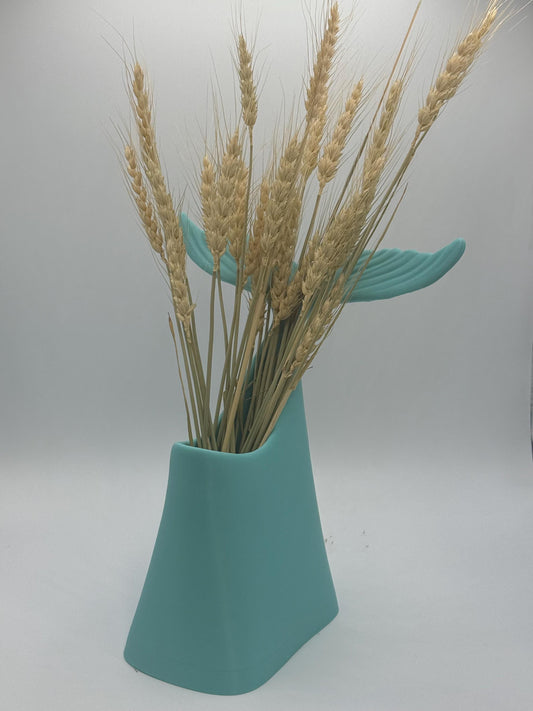 Ocean Dream Whale Tail Vase – 3D Printed Coastal Decor