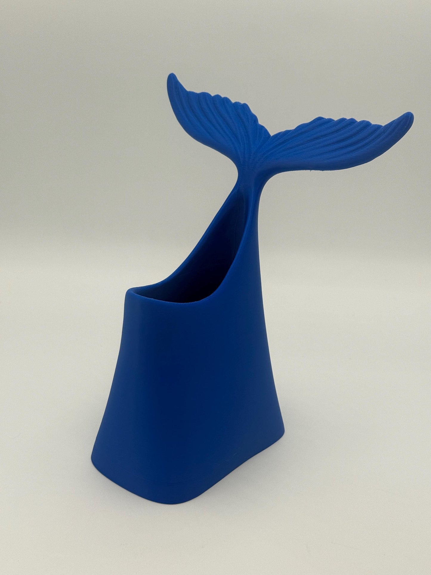 Ocean Dream Whale Tail Vase – 3D Printed Coastal Decor