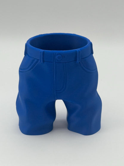 Denim-Inspired Vase – 3D Printed with Style and Attitude