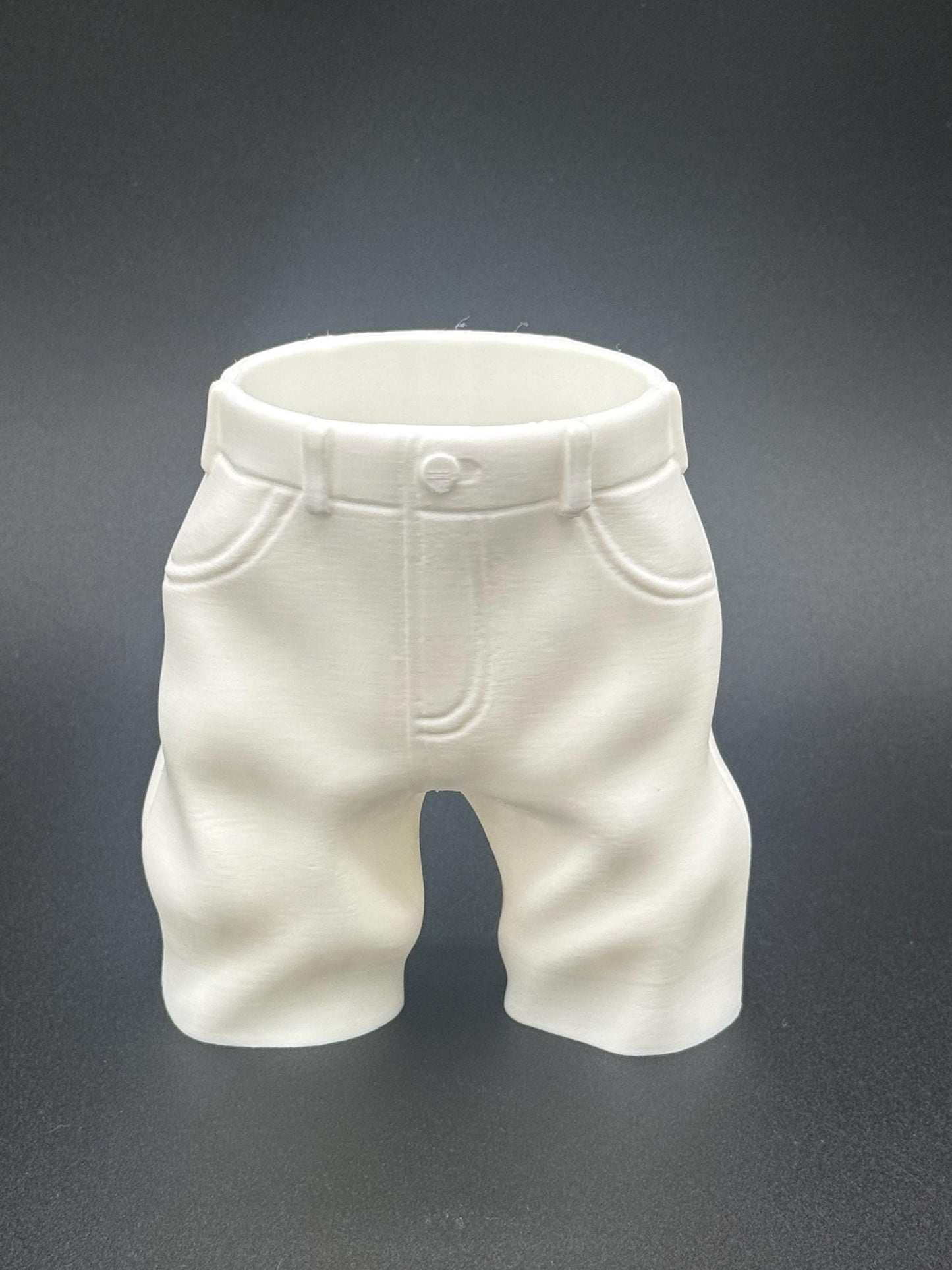 Denim-Inspired Vase – 3D Printed with Style and Attitude