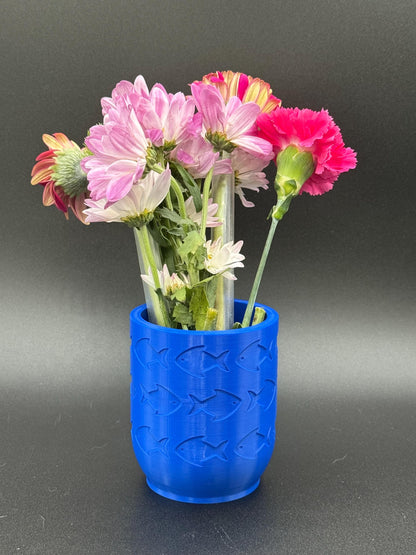 Catch of the Day – Fishy Vase & Storage Cup Combo