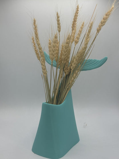 Ocean Dream Whale Tail Vase – 3D Printed Coastal Decor